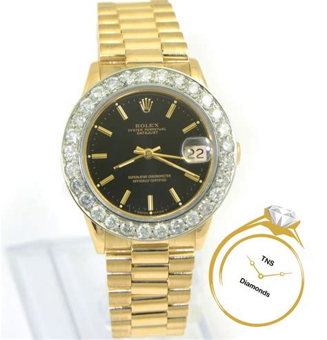 rolex datejust president usato|rolex 31mm datejust diamond bezel.